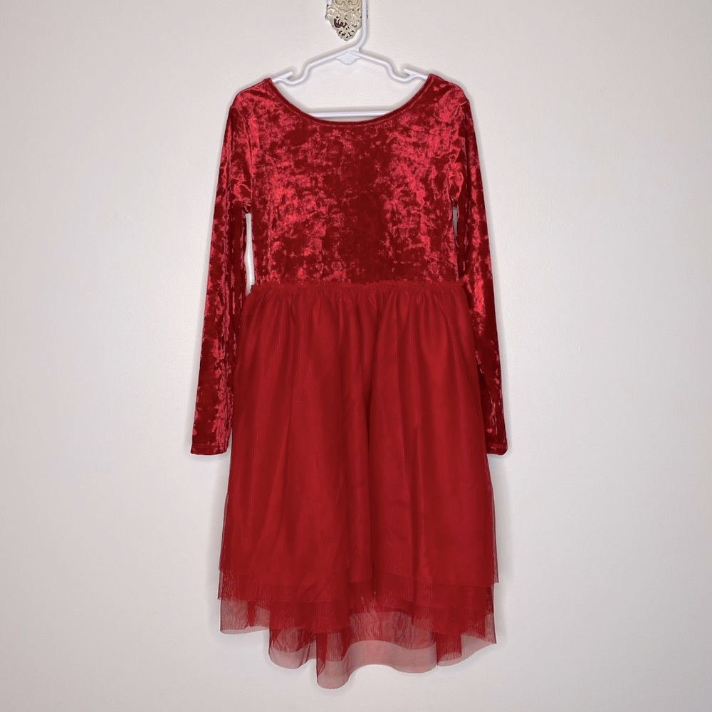 Kids Red Velvet TuTu Dress
